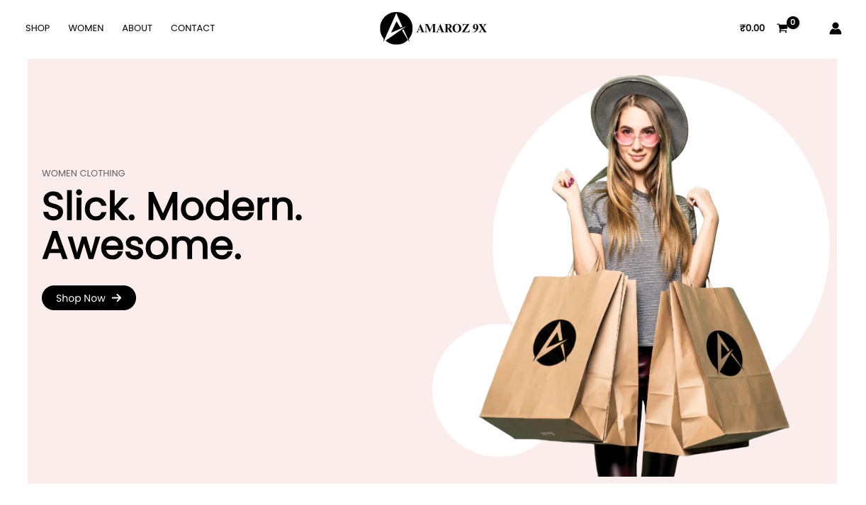 Modern Clothing Ecommerce Website